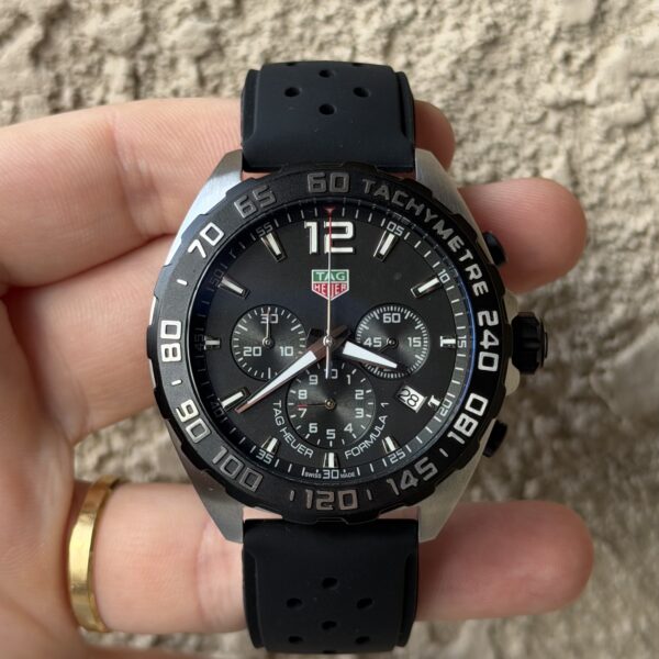 Tag Heuer Fórmula 1 Preto - Pulseira Silicone